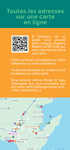 Carte en ligne consultable via QR code, présentant les 300 adresses durables et locales du Guide Tao Corse